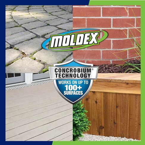 Moldex® Instant Outdoor Cleaner with Bleach, 64 oz Hose End Sprayer, 2 Pack, Fast Acting Outdoor Surface Cleaner for Siding, Decks, Fences and Exterior Surfaces in Kuwait