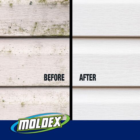 Moldex® Instant Outdoor Cleaner with Bleach, 64 oz Hose End Sprayer, 2 Pack, Fast Acting Outdoor Surface Cleaner for Siding, Decks, Fences and Exterior Surfaces in Kuwait