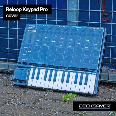 غطاء حماية Decksaver متوافق مع LE Reloop Keypad PRO - غطاء واقٍ من البولي كربونات فائق المتانة بلون شفاف مدخن in Kuwait