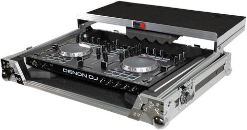 ProX XS-UXLT MK2 Universal Flight Style Road Case for Medium Size DJ Controllers with Sliding Laptop Shelf in Saudi Arabia