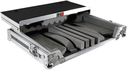 ProX XS-UXLT MK2 Universal Flight Style Road Case for Medium Size DJ Controllers with Sliding Laptop Shelf in Saudi Arabia