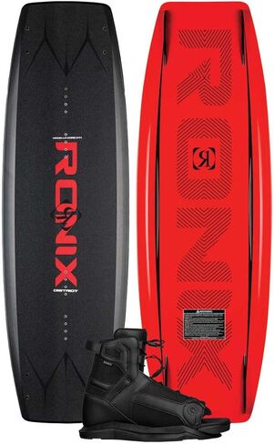 Ronix District Wakeboard Package w/ Divide Bindings 2026, 144 cm, Divide - Men's 10.5-14.5 in Kuwait