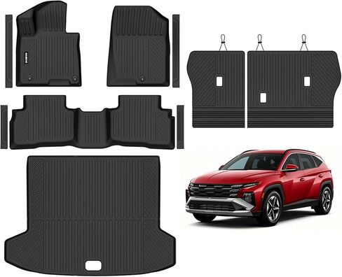 Naibeve Floor Mats for Kia Optima 2011-2015 - All Weather Custom Fit for Kia Optima Floor Mats Liners with Cargo Liner Accessories in Saudi Arabia