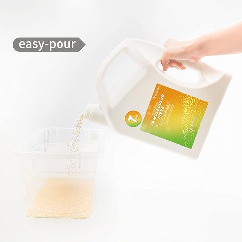 Wisesorb 7LBS Premium Desiccant Bulk Material 3A Molecular Sieve, Reusable Desiccant Dehumidifier with 20pcs Resealable Nonwoven Zip Bags in Kuwait