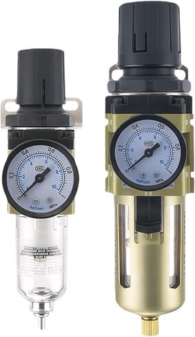 1 قطعة AW4000-04/06 AW5000-06/10 منظم فلتر هوائي مع مقياس، ضاغط الهواء FRL مجموعة معالجة الهواء (AW4000-06، فلتر ألياف) in Kuwait