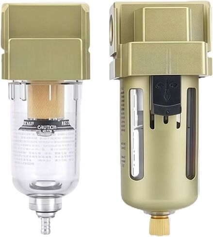 1pcs cAF2000-02 AF3000-03 Pneumatic Air Filter Regulator with Bracket for Compressed Air System Manual Drain Oil Separator(AF3000-03-Bracket,Fiber Filter) in Kuwait
