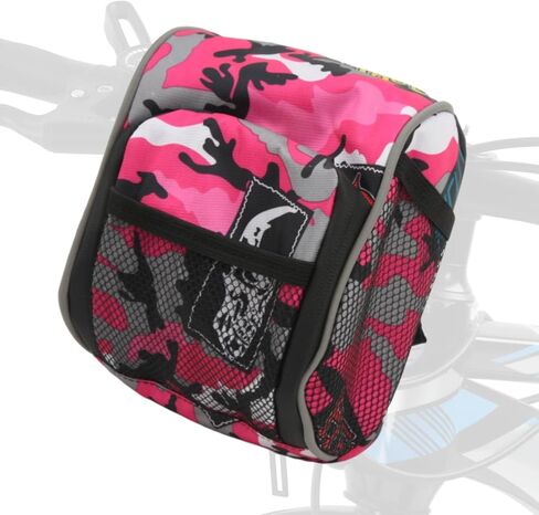 Pink Riding Bag Front Bike Handlebar Bag Multifunctional Cycling Hanging Pouch for Electric Vehicle Bicycle Motorcycle Tricycle 7.4x5.5x3.5in in Kuwait