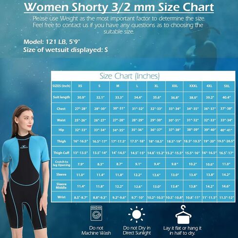 بدلة غطس للنساء، بدلة غطس 3/2 ملم للرياضات المائية in Kuwait