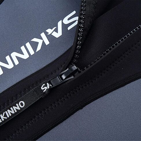 Wetsuits for Men 3/2mm Neoprene Full Body Back Zip Wet Suit Stretch Insulated UV Protection Driving Surfing Swimming in Kuwait