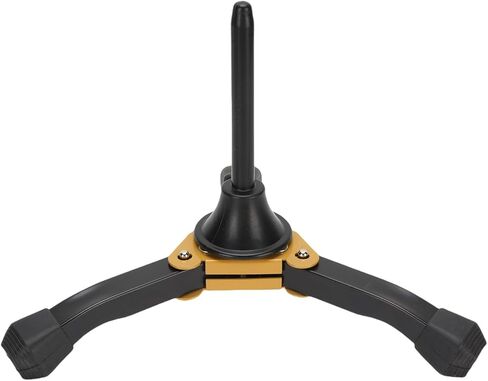 VINGVO Flute Clarinet Stand with Tripod Base, Foldable Woodwind Instrument Holder, Portable Music Stand Accessory for Home Practice in Kuwait
