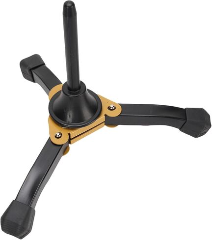 VINGVO Flute Clarinet Stand with Tripod Base, Foldable Woodwind Instrument Holder, Portable Music Stand Accessory for Home Practice in Kuwait