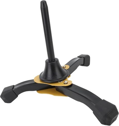 Clarinet Stand, Portable Anti Slip Foldable Sturdy Oboe Flute Holder Stand with Tripod Design for Soprano Saxophone Wind Instruments in Kuwait