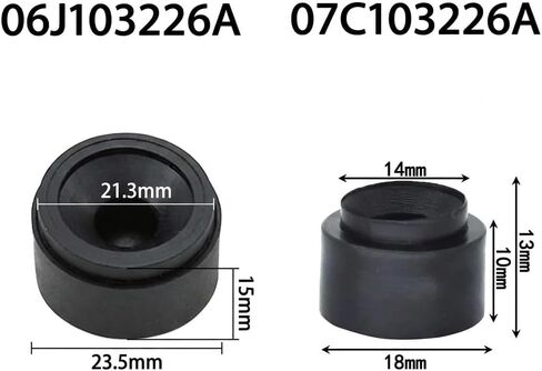 4 قطع غطاء المحرك مجموعة حلقات مطاطية متوافقة مع Audi A4 A6 Q5 VW Golf Jetta Passat Skoda Seat 2.0T TDI - استبدال 06J103226A 07C103226 - وسادة عازلة ممتصة للصدمات in Kuwait