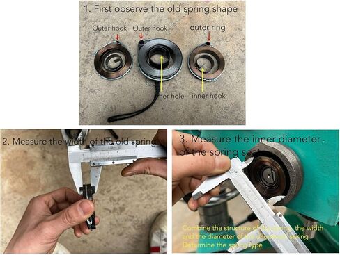 Generic Drill Press Return Spring Feed Return Coil Spring Quill Socket Metal Bench Drill Accessory with Steel for Horizontal Vertical Ben in Kuwait