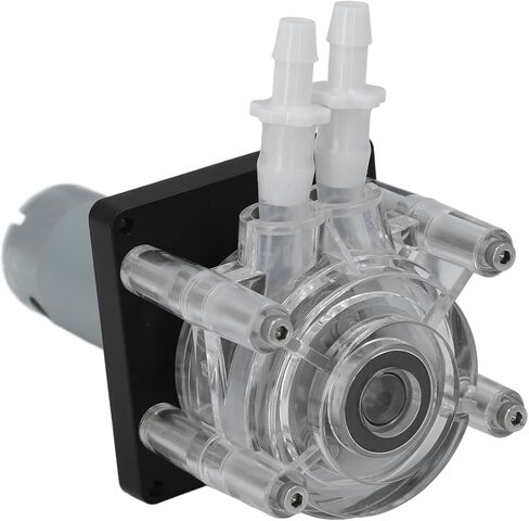 محرك مضخة تمعجية من Estink، مضخة جرعات عالية DC24V 3000 مل في الدقيقة، محرك تروس كوكبي معدني بالكامل مع مروحة تبريد، تصميم 3 أسطوانات لمضخات شراب تعبئة المشروبات in Kuwait