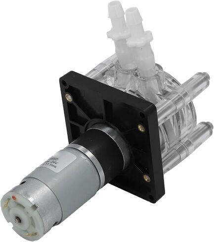 محرك مضخة تمعجية من Estink، مضخة جرعات عالية DC24V 3000 مل في الدقيقة، محرك تروس كوكبي معدني بالكامل مع مروحة تبريد، تصميم 3 أسطوانات لمضخات شراب تعبئة المشروبات in Kuwait