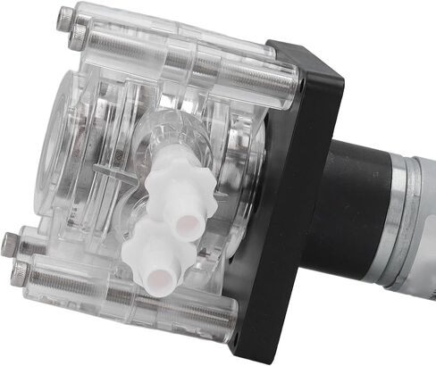 محرك مضخة تمعجية من Estink، مضخة جرعات عالية DC24V 3000 مل في الدقيقة، محرك تروس كوكبي معدني بالكامل مع مروحة تبريد، تصميم 3 أسطوانات لمضخات شراب تعبئة المشروبات in Kuwait