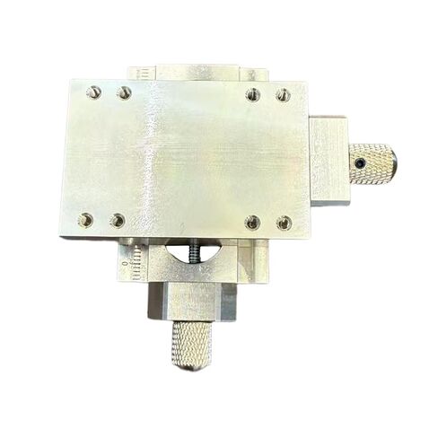 Almencla Drill Press Slide Table Precision Cross Linear Slide Table Manual XY Stage Hand Crank Screw Drill Press Linear Module Small Tuning Slide Miniature in Kuwait