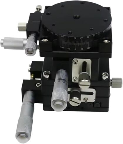 منصة النزوح XYZR محور 60 * 60 مم LT60-LM طاولة منزلقة V-Type 4-Axis منصة الضبط الدقيق منصة خطية يدوية تحمل تعديل الشريحة in Kuwait