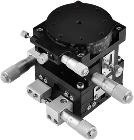 منصة النزوح XYZR محور 60 * 60 مم LT60-LM طاولة منزلقة V-Type 4-Axis منصة الضبط الدقيق منصة خطية يدوية تحمل تعديل الشريحة in Kuwait