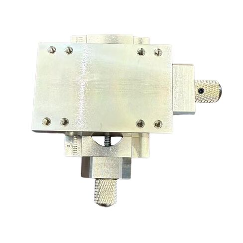 Almencla Drill Press Slide Table Precision Cross Linear Slide Table Manual XY Stage Hand Crank Screw Drill Press Linear Module Small Tuning Slide Miniature in Kuwait