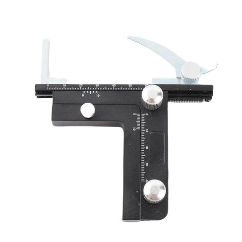 Microscope Movable Caliper Ruler Professional Mechanical XY Movable Stage with Scale for Continuous Specimen Movement Under Microscope Made of Aluminium Alloy in Kuwait