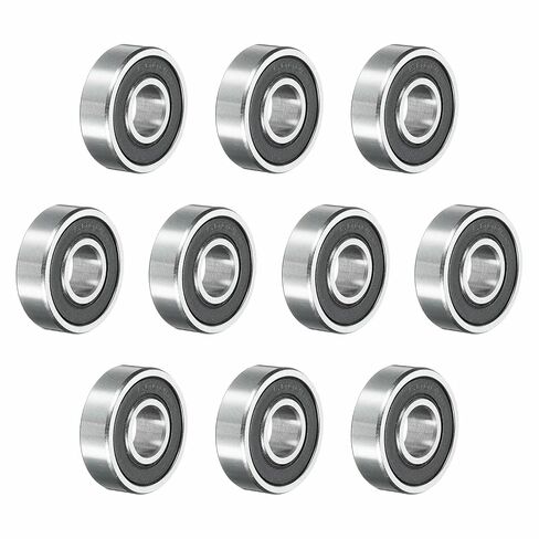 5pcs 6000RS Deep Groove Ball Bearings 10 x 26 8mm High Carbon Steel Double Sealed for Electric Motor, Home Appliances, Garden Machinery(10 x 26 x 8mm) in Kuwait