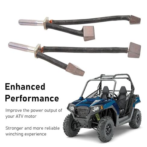 Carbon Motor Brush Kit, Strong Power Output Brushes Increased Speed Latter Lasting Durability for 2000 to 5000lb Winch in Kuwait