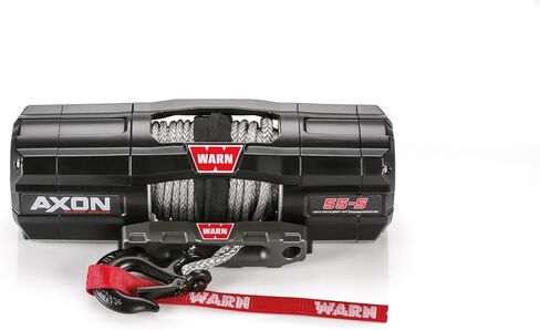 Warn Axon 55-S Plow Mode Synthetic Winch with 50' Spydura Rope, Wireless Receiver, 1/4 Inch in Kuwait