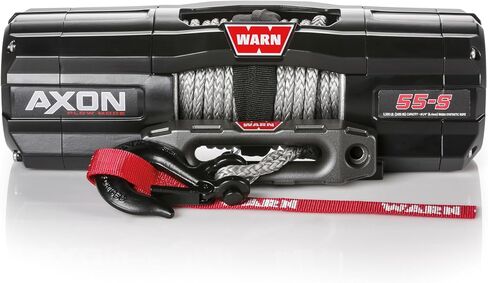 Warn Axon 55-S Plow Mode Synthetic Winch with 50' Spydura Rope, Wireless Receiver, 1/4 Inch in Kuwait