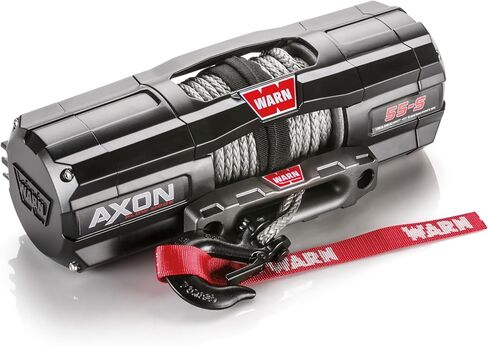 Warn Axon 55-S Plow Mode Synthetic Winch with 50' Spydura Rope, Wireless Receiver, 1/4 Inch in Kuwait