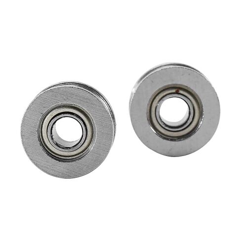Stainless V Bearing Grooved Mini Pulley Wheels Rollerball Pulley for Rail Track Linear Motion System 4x13x6mm 10pcs in Kuwait