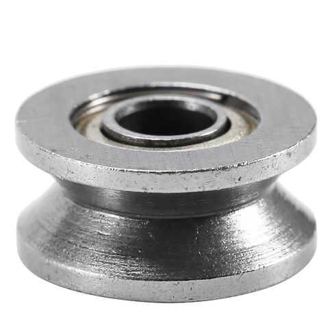 Stainless V Bearing Grooved Mini Pulley Wheels Rollerball Pulley for Rail Track Linear Motion System 4x13x6mm 10pcs in Kuwait