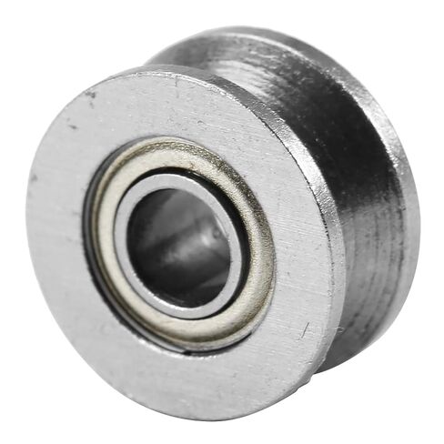 Stainless V Bearing Grooved Mini Pulley Wheels Rollerball Pulley for Rail Track Linear Motion System 4x13x6mm 10pcs in Kuwait