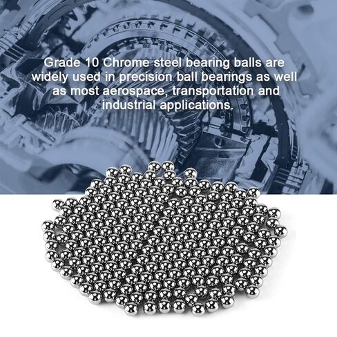 200 Pieces 6.35mm 1/4 Inches in Diameter G10 Precision Industrial Bearing Bike Bike 200 Pillow GCR15 in Kuwait
