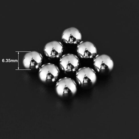 200 Pieces 6.35mm 1/4 Inches in Diameter G10 Precision Industrial Bearing Bike Bike 200 Pillow GCR15 in Kuwait