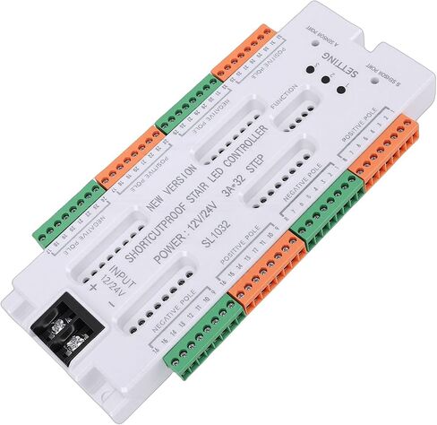 32 Channel Motion Sensor Stair Light Controller with Short Circuit Guard and Anti Leakage System for Indoor LED Stair Lights Stairway Lighting and Step Light in Kuwait
