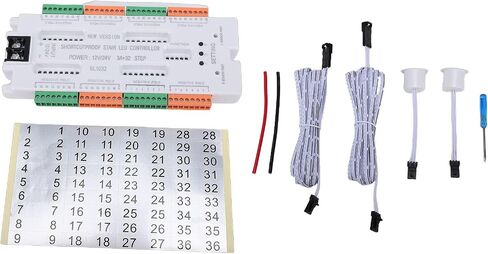 32 Channel Motion Sensor Stair Light Controller with Short Circuit Guard and Anti Leakage System for Indoor LED Stair Lights Stairway Lighting and Step Light in Kuwait
