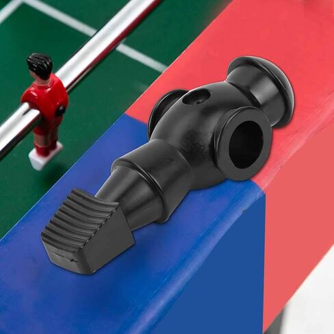 2Pcs Foosball Replacement Players, 4.1 x 1.4in Table Soccer Men Player Replacement, Plastic Soccer Player Part with 0.62in Hole for 0.6in Operating Rod Table Football Games, Black in Kuwait