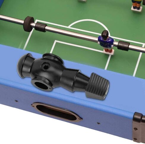 2Pcs Foosball Replacement Players, 4.1 x 1.4in Table Soccer Men Player Replacement, Plastic Soccer Player Part with 0.62in Hole for 0.6in Operating Rod Table Football Games, Black in Kuwait