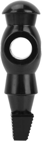 2Pcs Foosball Replacement Players, 4.1 x 1.4in Table Soccer Men Player Replacement, Plastic Soccer Player Part with 0.62in Hole for 0.6in Operating Rod Table Football Games, Black in Kuwait