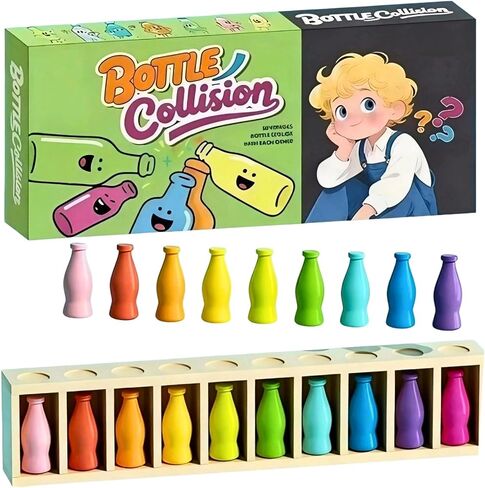 Bottle Flip Challenge Game, Fun Bottle Pairing, Memory and Logical Training flip Game for fmaily, Challenge Games Indoor and Outdoor Group Activity Travel Camping Holidays Easter Party in Kuwait