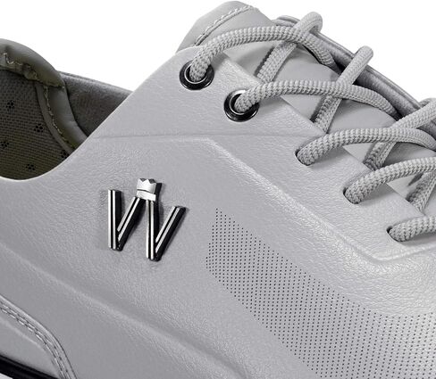 ACEWAYS Wide-Fit Waterproof Spiked Golf Shoes for Men, Lightweight Comfortable Non-Slip Golf Sneakers in Kuwait