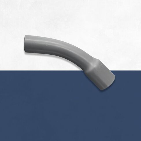 3/4 Inch PVC Conduit 45 Degree Sweep Elbow, Heavy-Duty Electrical Conduit Fitting for Underground & Outdoor Use, 5 Pack in Kuwait