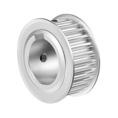 uxcell 5M-28T-1B Timing Belt Pulley 1" Bore, 28 Teeth Aluminum Alloy Synchronous Wheel with Keyway, Pitch 5mm Tooth for 15mm Width Belt in Kuwait