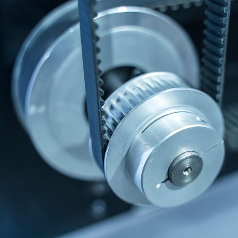 uxcell 5M-28T-1B Timing Belt Pulley 1" Bore, 28 Teeth Aluminum Alloy Synchronous Wheel with Keyway, Pitch 5mm Tooth for 15mm Width Belt in Kuwait