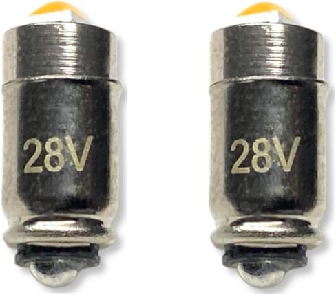 #334 / #388 | استبدال LED AC/DC بقوة 28 فولت (قاعدة الأخدود) (10 عبوات؛ أبيض دافئ) in Kuwait