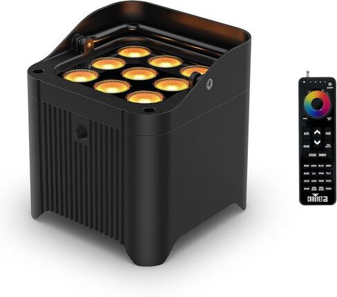 حزمة التوفير الصوتي: يمكن لبطارية Freedom Par Q9 RGBA LED اللاسلكية DMX Par أن تغسل حزمة الإضاءة مع جهاز التحكم عن بعد RFC-XL RF مع أزرار مطاطية/إضاءة خلفية للأضواء التي تدعم التردد اللاسلكي (عنصران) in Kuwait