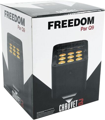 حزمة التوفير الصوتي: يمكن لبطارية Freedom Par Q9 RGBA LED اللاسلكية DMX Par أن تغسل حزمة الإضاءة مع جهاز التحكم عن بعد RFC-XL RF مع أزرار مطاطية/إضاءة خلفية للأضواء التي تدعم التردد اللاسلكي (عنصران) in Kuwait