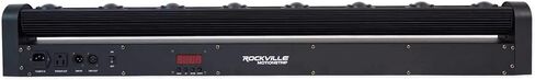 Rockville MOTIONSTRIP 80W شريط إضاءة برأس متحرك بمحرك RGBW، أوضاع الغسيل/الشعاع، تحكم DMX، دوران 270 درجة، زاوية شعاع 5 درجات، لدي جي وأحداث المسرح، قطعتان in Kuwait